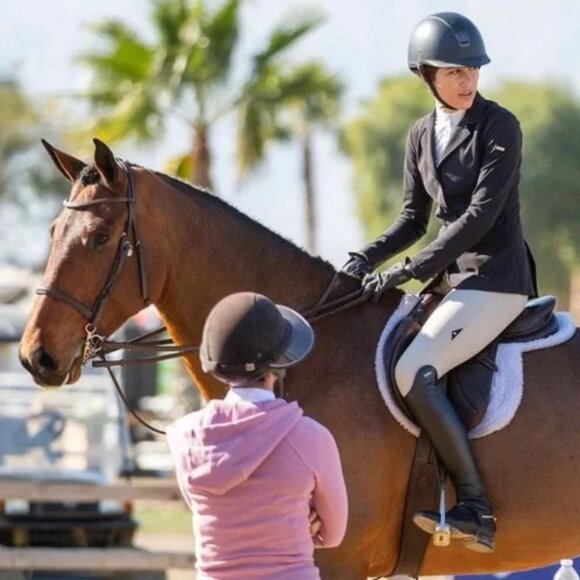 Iago Dhalia Technical Competition Show Coat Navy Blue - Picture 2 of 12